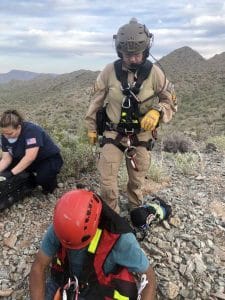 Dos indocumentados fueron rescatados en el Desierto de Arizona.