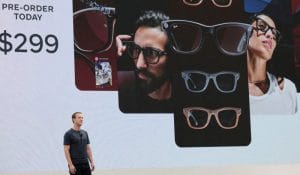 Mark Zuckerberg dio a conocer los nuevos productos, entre ellos las gafas que pueden responder a preguntas y transmitir directamente en Facebook